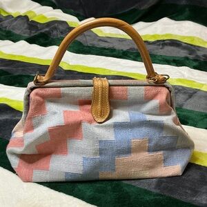 T. Cappelli Pastel Zigzag Satchel